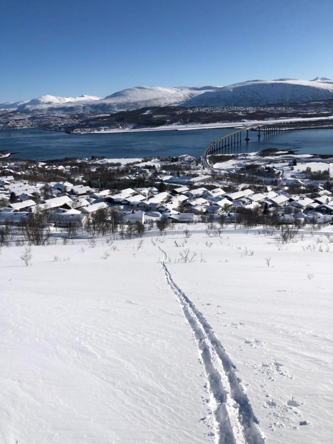 Moderne Og Trivelig Leilighet, Med Unik Utsikt Daire Tromsø Dış mekan fotoğraf